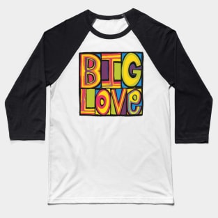 Happy Mondays 'BIG LOVE' Design Baseball T-Shirt